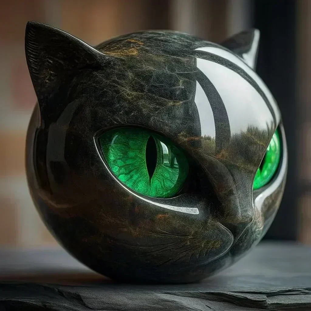 Mysthéra – Förtrollande kattskulptur