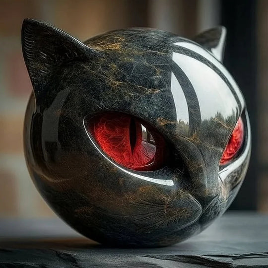 Mysthéra – Förtrollande kattskulptur