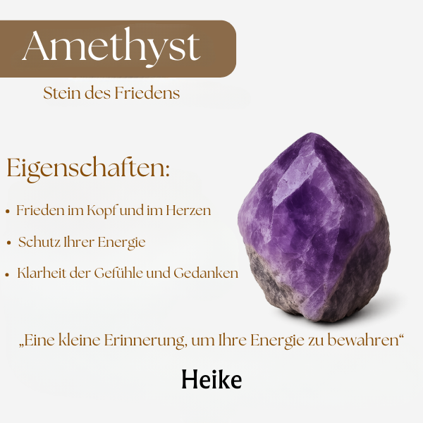 Nadine | Halsband och örhängen i ametist
