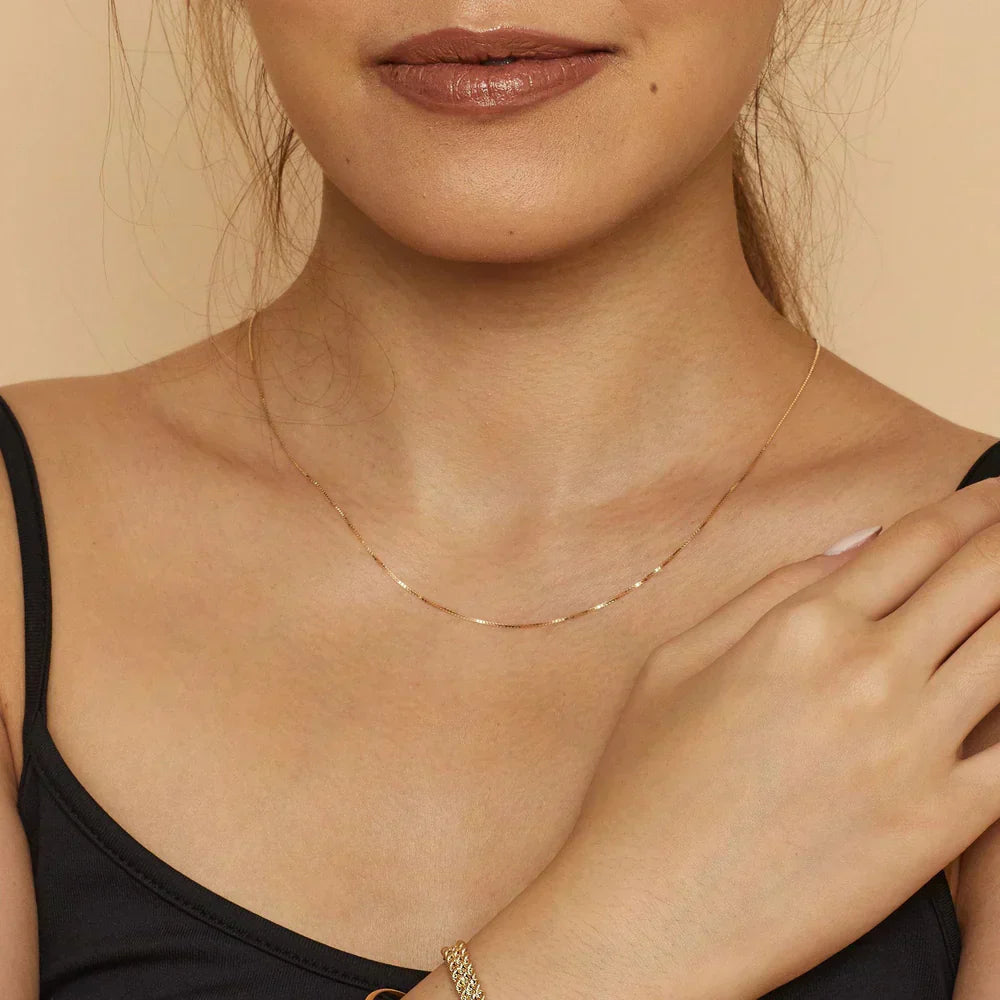 Bodega Box-halsband | Guld